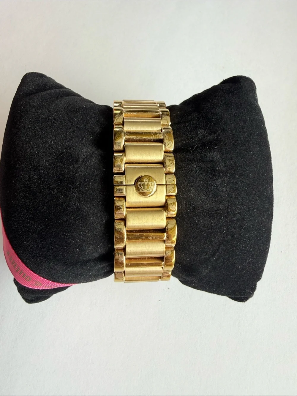 Juicy Couture Gold-Tone Crystal Accent Women's Bracelet Watch with Charm